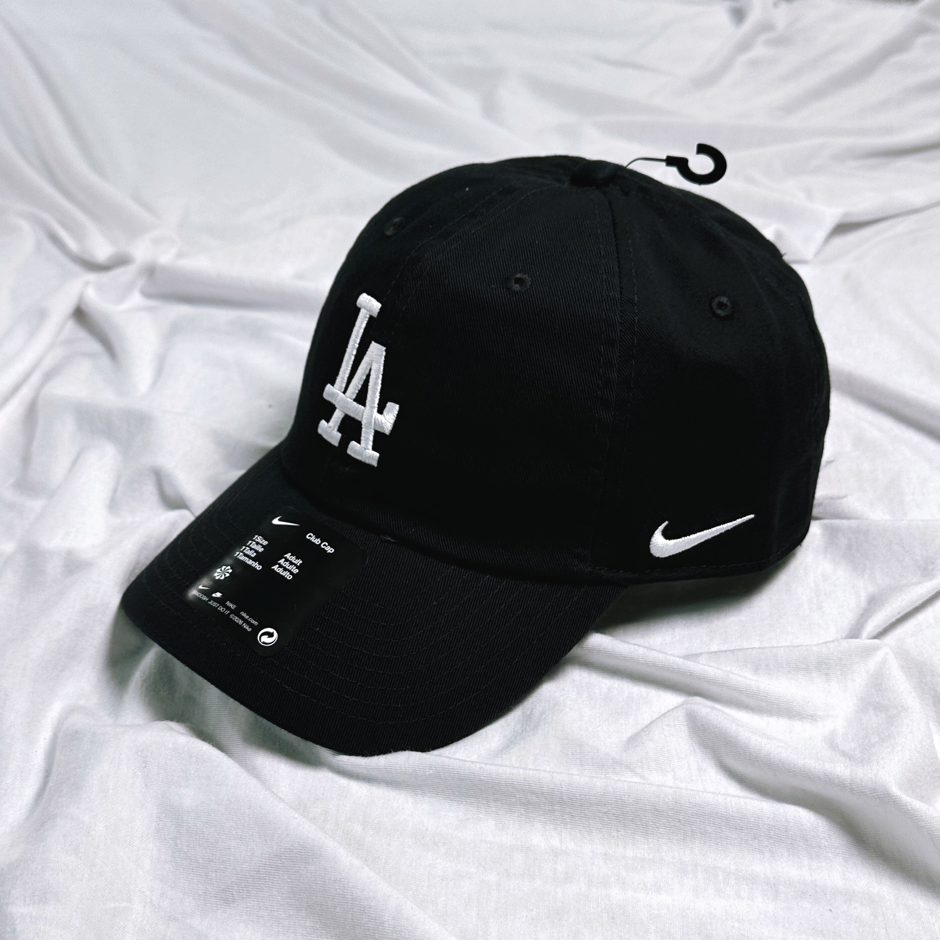 나이키 MLB 모자 언스트럭처드 볼캡 LA다저스 블랙, M/L
