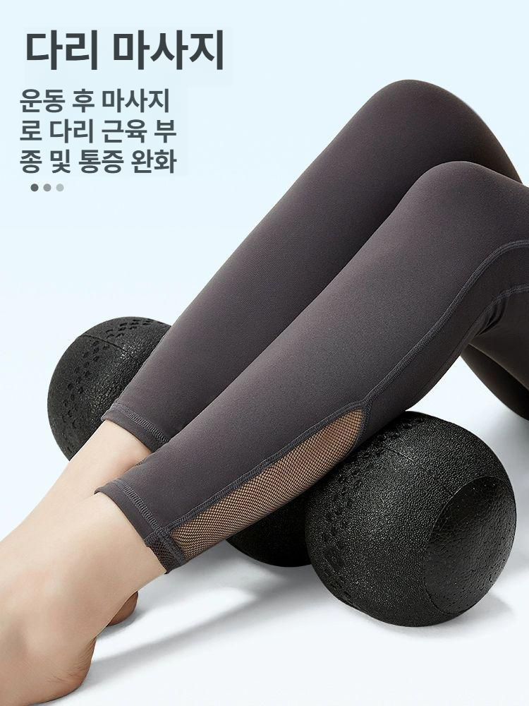 폼롤러 블랙 고밀도 머슬 릴렉스 베이직 딱딱한 마사지 스트레칭 뻐근한근육 필라테스 미니 - 상세 이미지 5