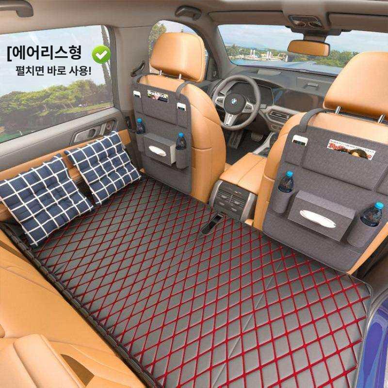 차량용 접이식 매트리스 뒷자리 차박 침대 자동차 폴딩매트 싱글 패드 승용차 차박용 - 상세 이미지 4