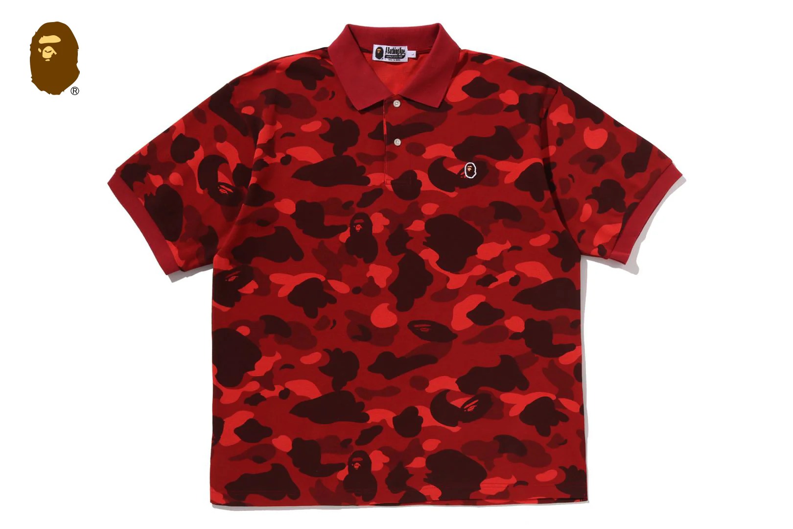 베이프 반팔티 COLOR CAMO ONE POINT RELAXED FIT POLO 1M30-112-004 - 상세 이미지 2