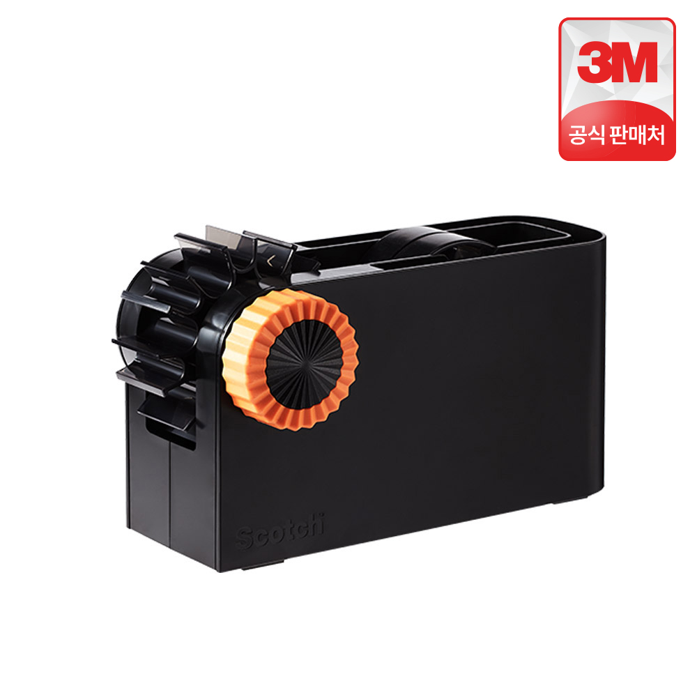 3M 스카치 3인치 테이프 디스펜서 블랙&오렌지 화이트&그레이 - 상품 이미지
