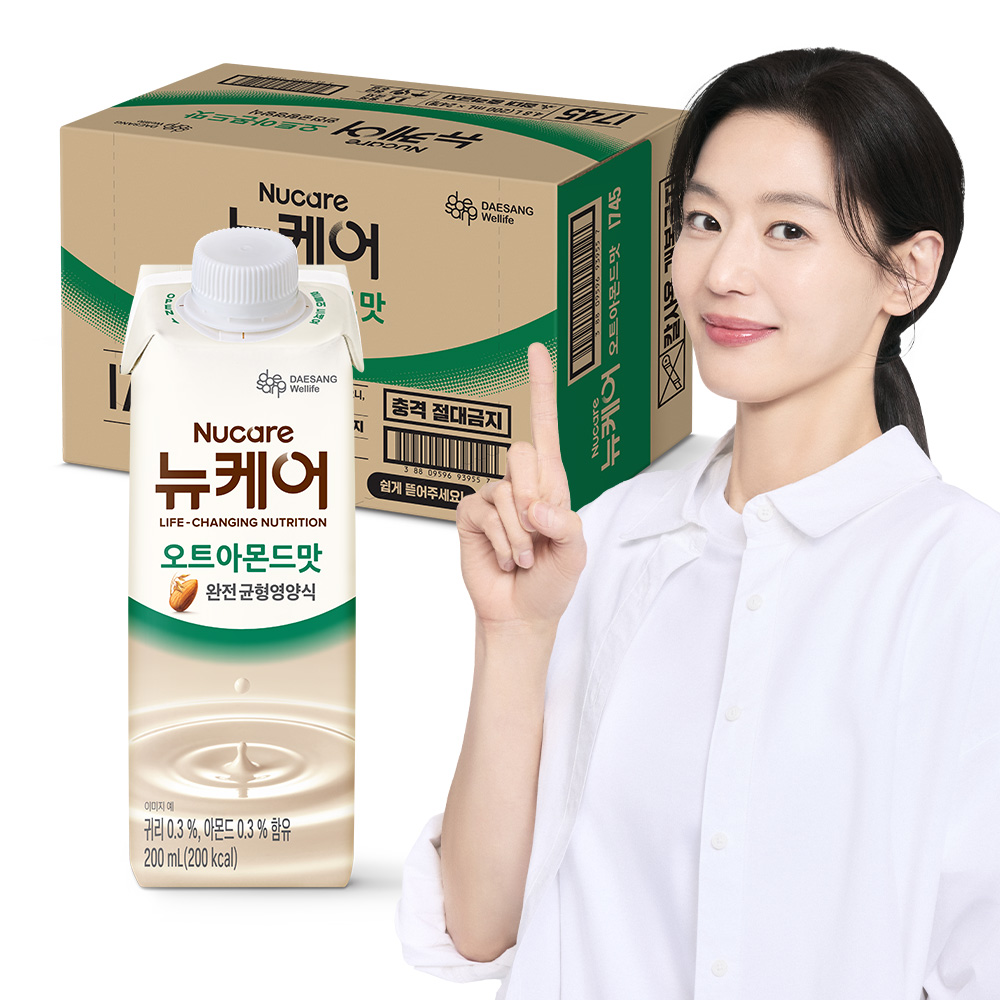 뉴케어 오트아몬드맛 완전균형영양식 식사대용 오트아몬드, 200ml, 24개 - 상품 이미지