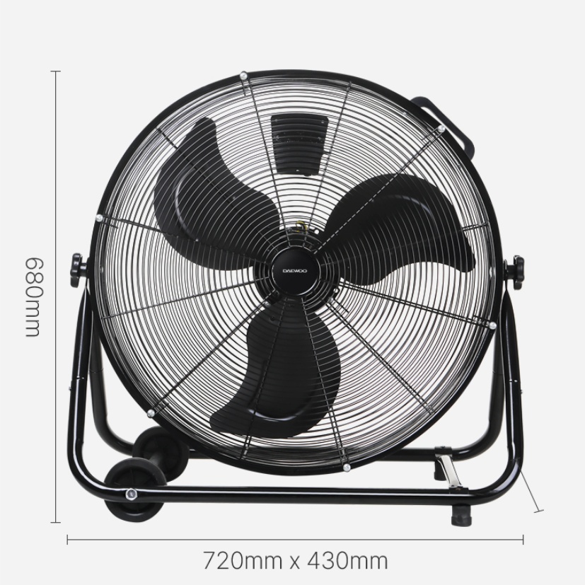 60cm 대형메탈선풍기 이동식 공장 행사장 야외용 업소용 공업용선풍기 이미지 8