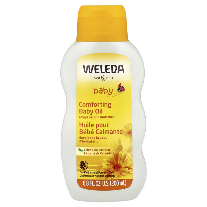 Weleda 유아용 진정 효과 베이비 오일 금잔화 추출물 200ml, 1개 - 상품 이미지