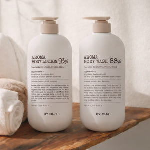 바이아우어 아로마 민트라벤더향 약산성 바디워시 1020ml + 바디로션 ... 솔직 후기 | 피부 타입별 분석 - 상품 이미지 1