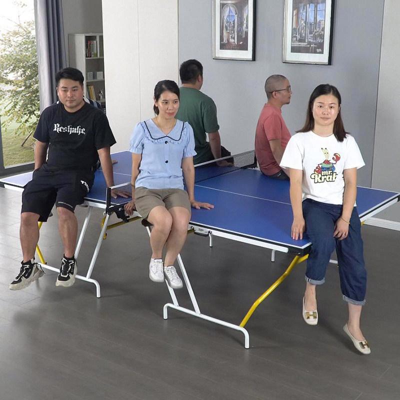 접이식 탁구대 가정용 표준규격 탁구다이 리조트 호텔 폴딩 소형 학교 간이 실내용 이미지 6