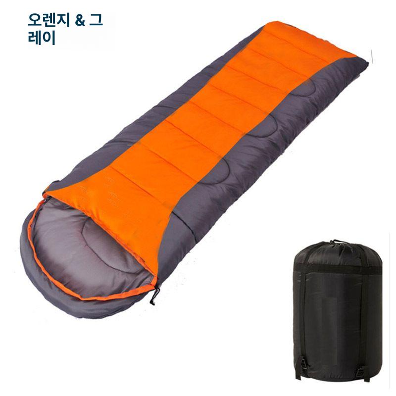 성인용 두꺼운 보온 캠핑용 야외용 숙소용 블루그레이 1.1kg - 상세 이미지 5