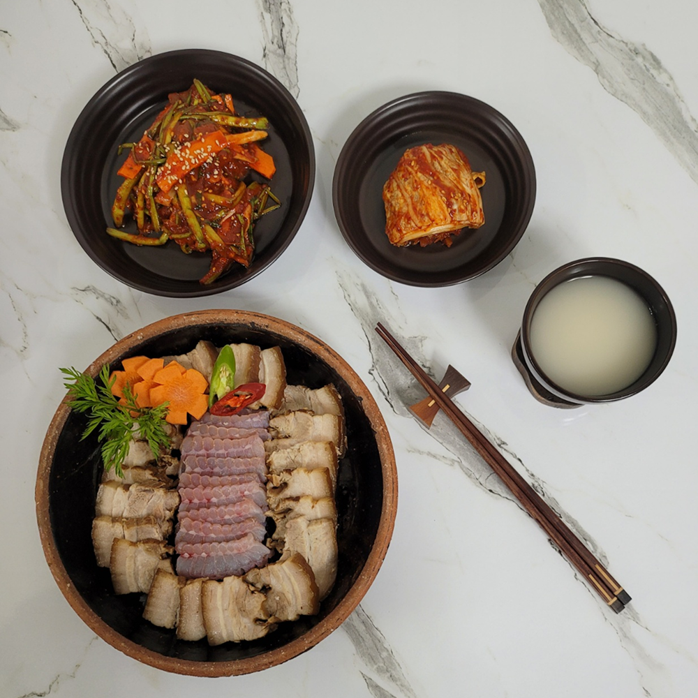 삭힌 목포 홍어삼합 애탕 흑산도홍어 애 이미지 7
