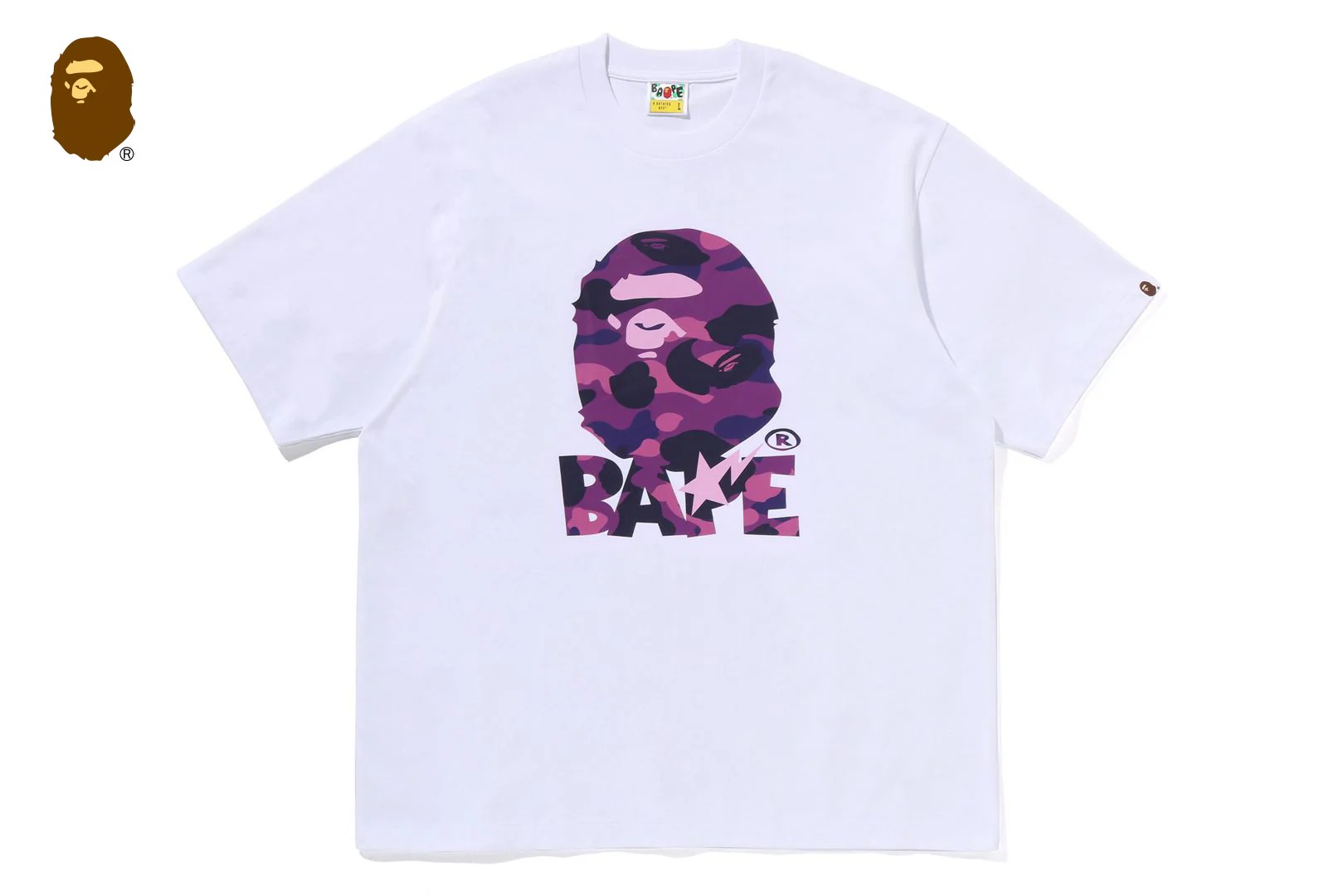 베이프 반팔티 COLOR CAMO APE HEAD RELAXED FIT TEE 1M30-110-325 - 상세 이미지 2