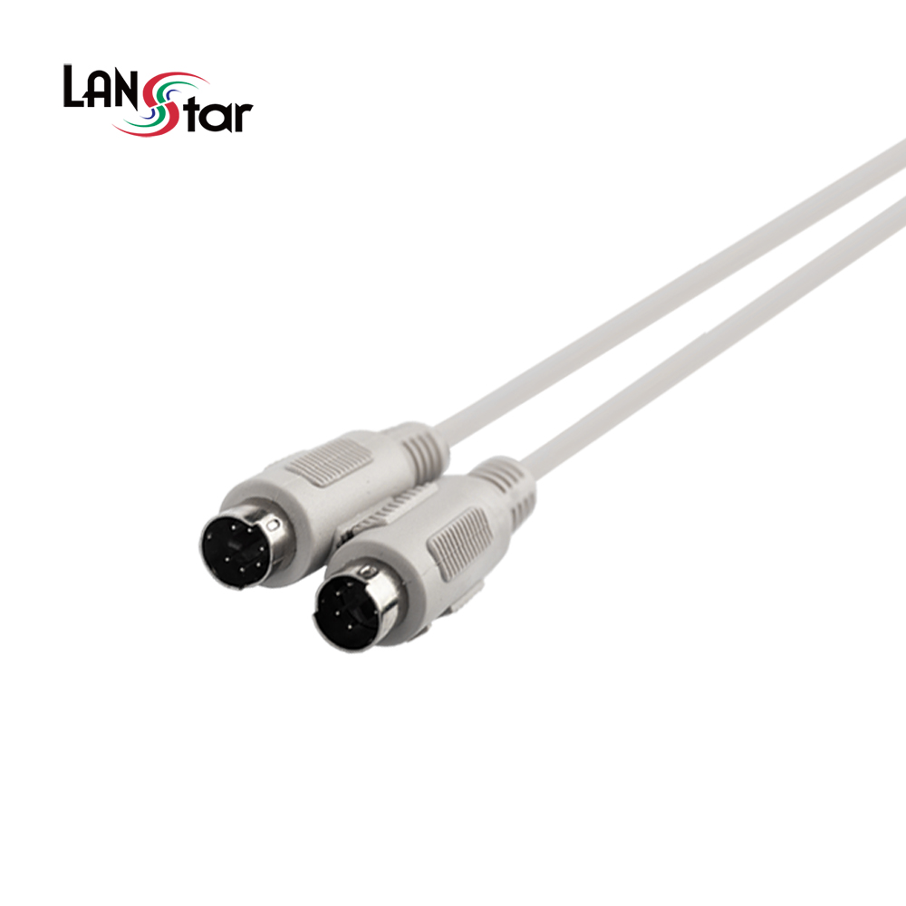 랜스타 LS-PS2-6MM-5M PS2 키보드 케이블 5M DIN 6P - 상품 이미지