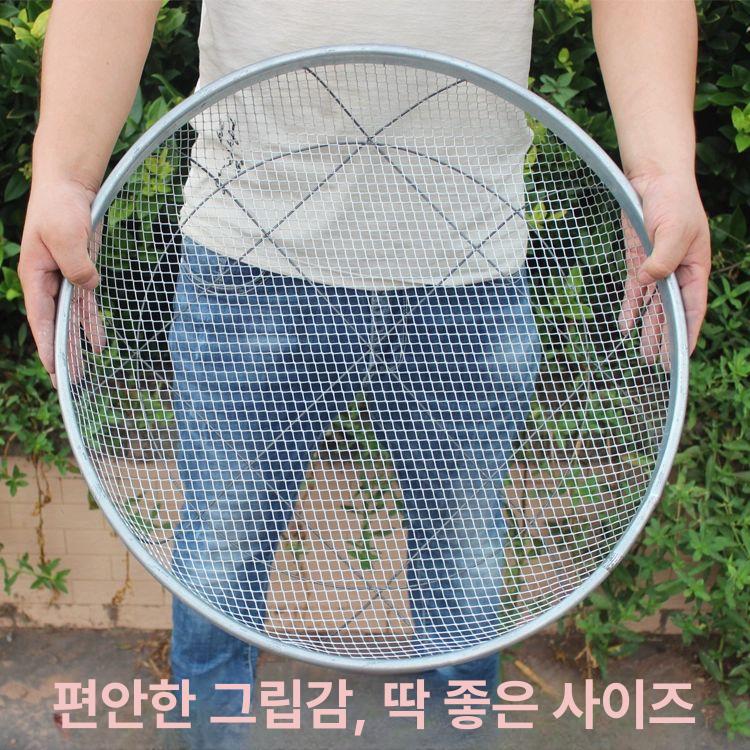 다용도 참깨 거름망 깨 얼기미 채망 필터 분리기 체망 조리 들깨채 업드 원형 망간격 - 상세 이미지 2