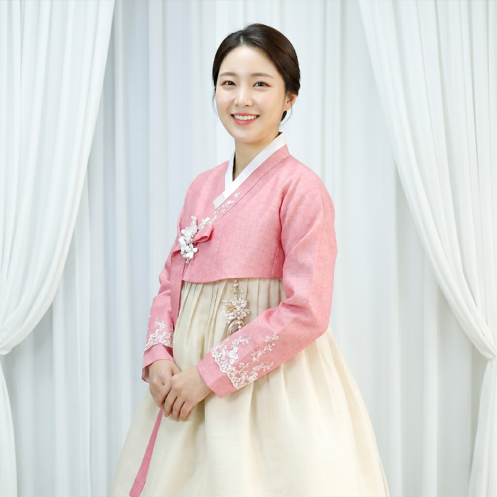 궁 한복대여 여자 고급 결혼식 가족 피로연 하객 혼주 한복대여 52번 - 상품 이미지