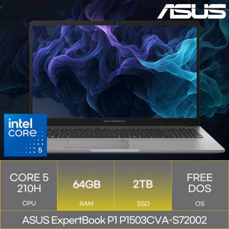 ASUS ExpertBook P1 P1503CVA-S72002 (RAM 64GB_SSD 2TB)_마우스+장패드증정 AN