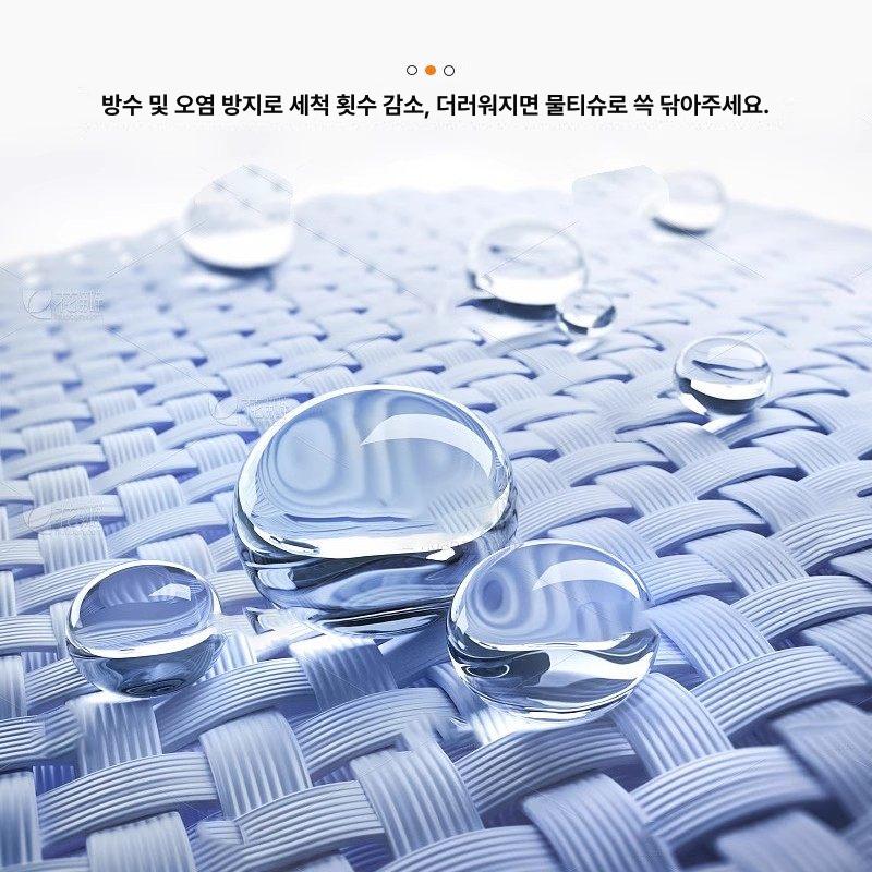 반려견 애완동물 방수 자동차 뒷좌석 시트 커버 디럭스 카시트 보호매트 - 상세 이미지 3