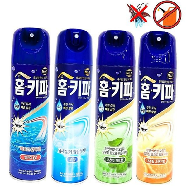 가정용 모기 살충제 실내용 모기 스프레이 모기약 퇴치제 500ml 무향 - 상품 이미지