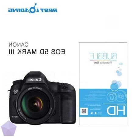 보급창고 HD강화필름 2장 캐논호환 5D MARK3 상단포함 카메라액정필름