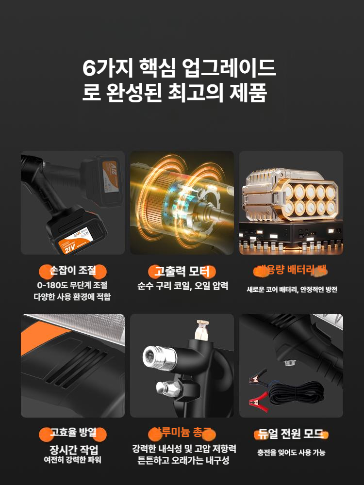 구리스건 무선 구리스 주입기 투명 그리스 자동 전동 그리스건 휴대용 구리스주입기 - 상세 이미지 4