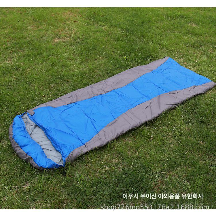 성인용 두꺼운 보온 캠핑용 야외용 숙소용 블루그레이 1.1kg - 상세 이미지 2