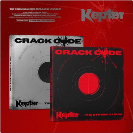 [중고]개봉앨범 포카 없음 / 케플러 (Kep1er) - THE 8TH MINI ALBUM CRACK CODE LOCKED