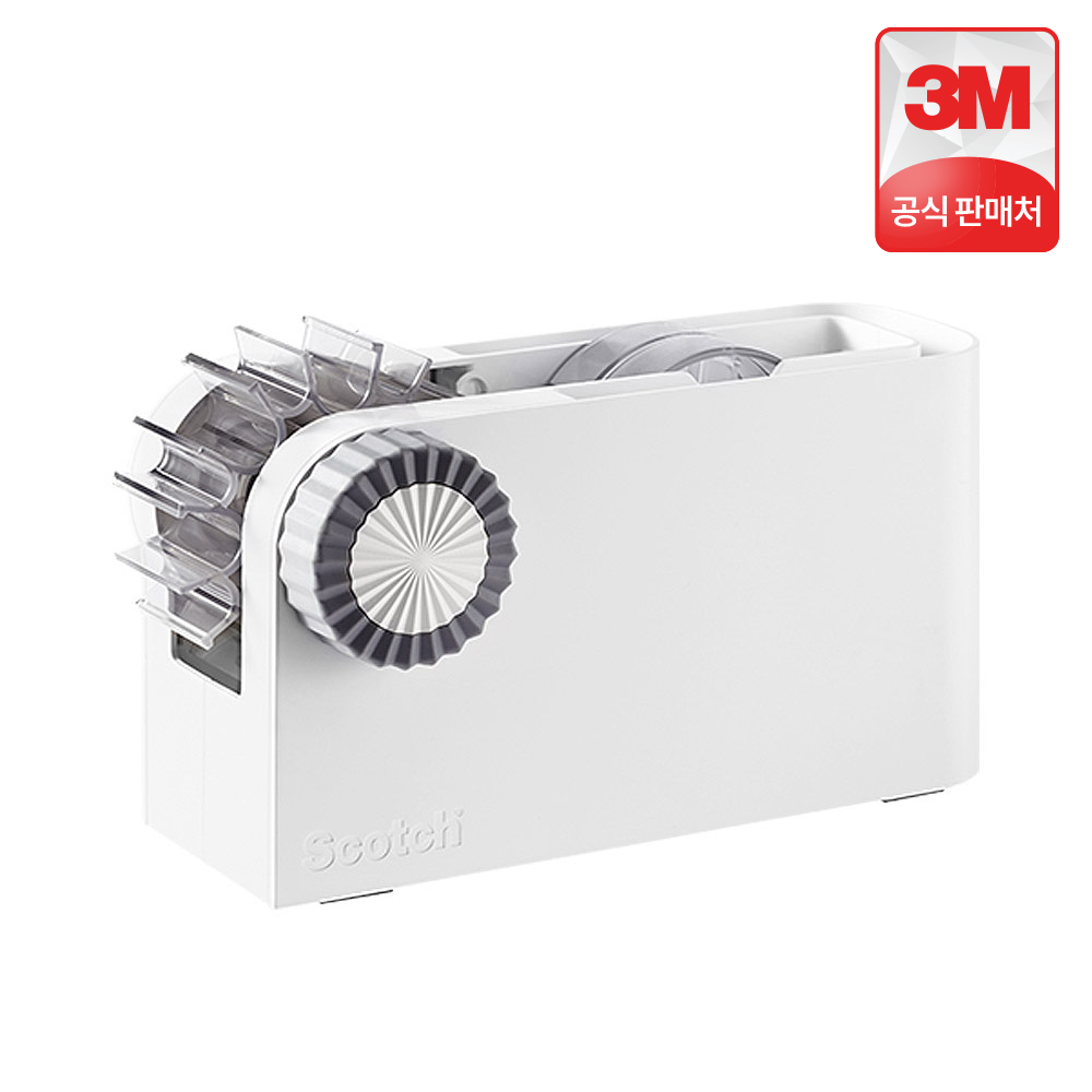3M 스카치 3인치 테이프 디스펜서 블랙&오렌지 화이트&그레이 - 상세 이미지 2