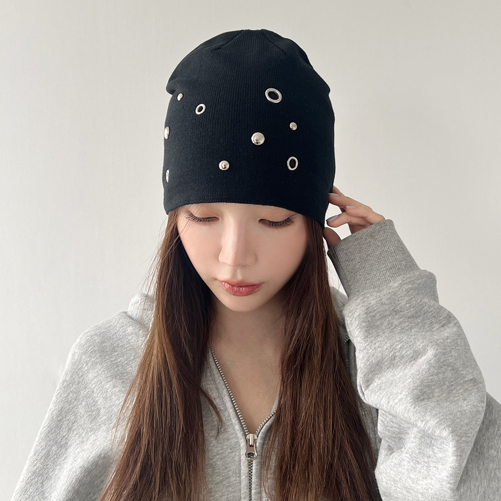 여름비니 스터드 찡 비니 얇은 비니 이미지 8