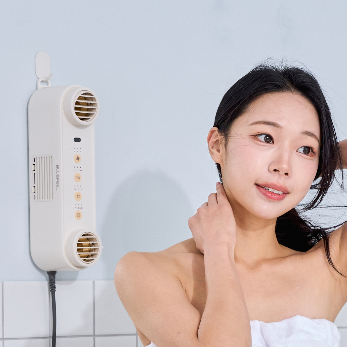 블루필 듀얼젯 바디드라이어 에어샤워 욕실 바디 건조기 드라이기 드라이 발 몸 이미지 7
