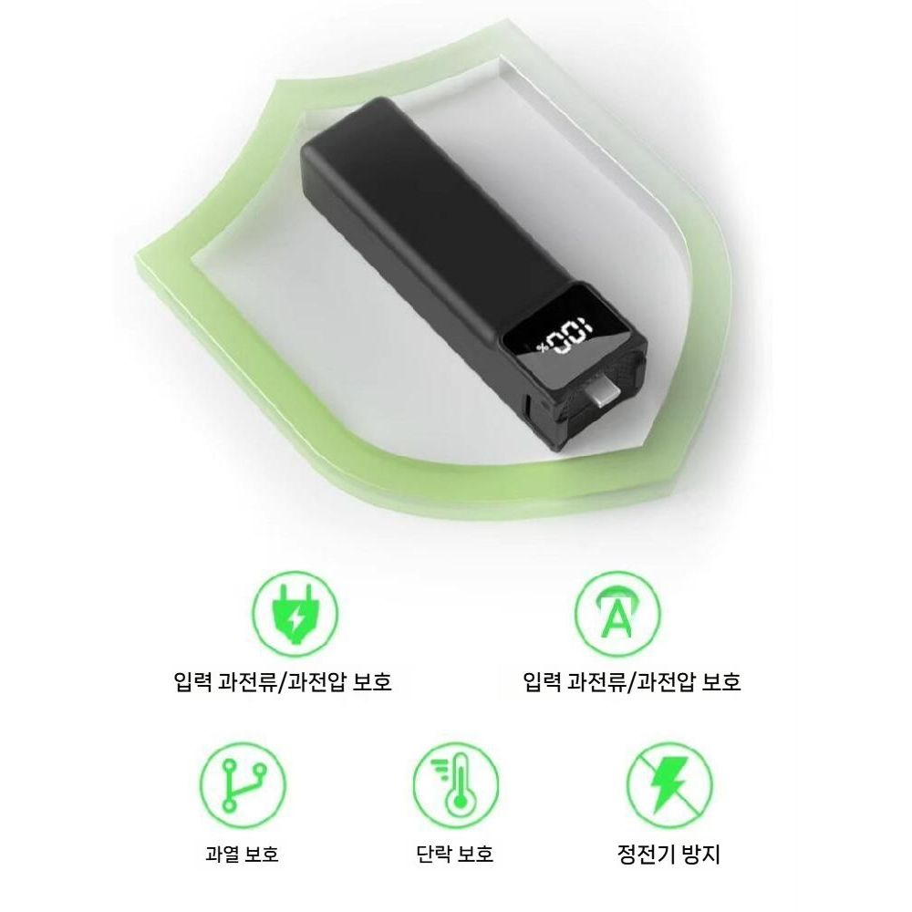 DJI 오즈모 포켓4 보조 배터리 그립 핸들 고속 충전 5000mAh 충전기 악세서리 - 상세 이미지 5