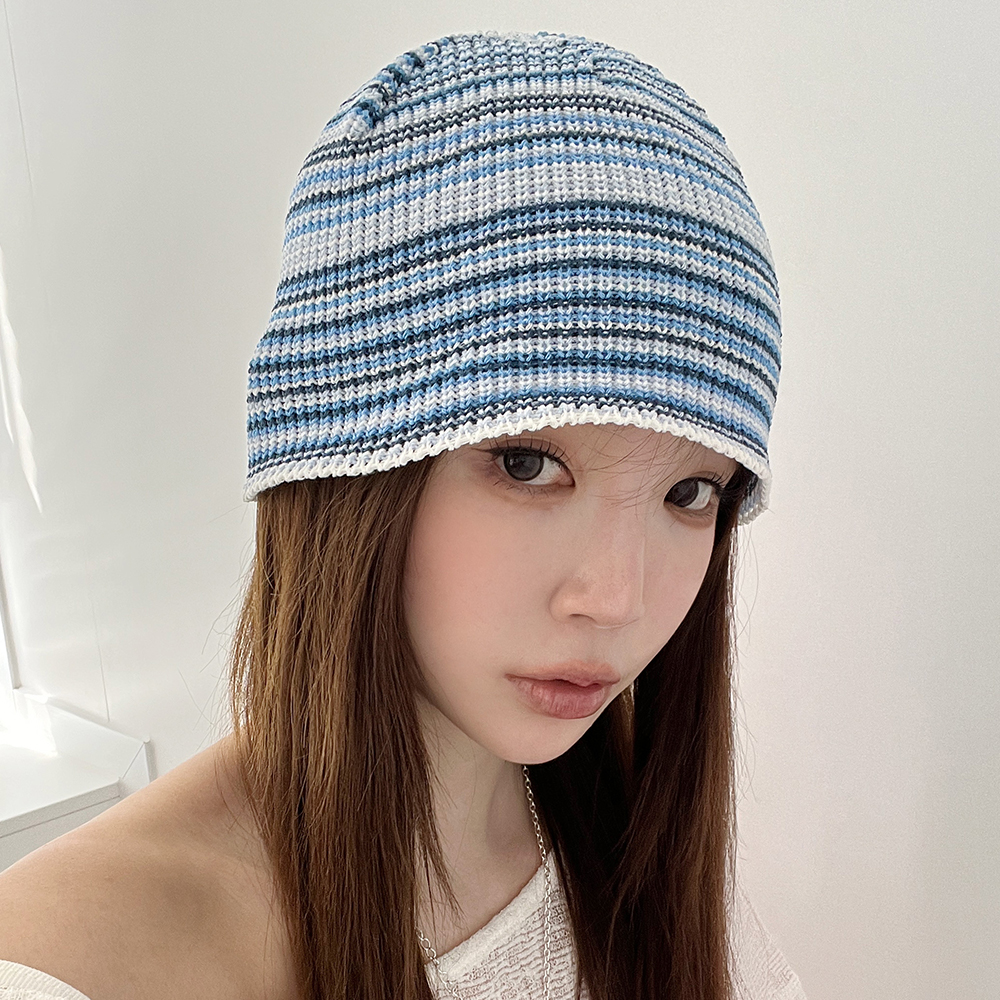 여름비니 스트라이브 여성 얇은 비니 숏 롱 와치캡 이미지 8