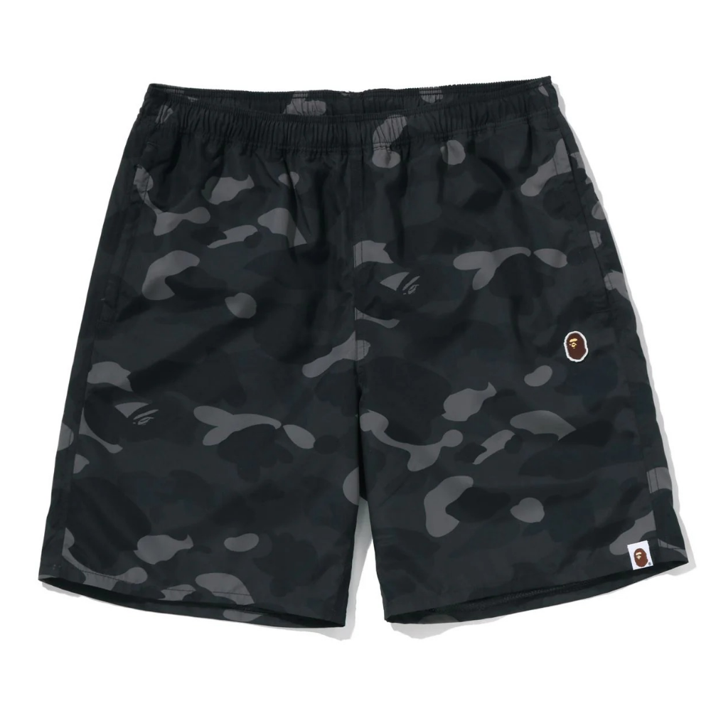 베이프 바지 COLOR CAMO APE HEAD ONE POINT BEACH SHORTS 1M30-153-007 - 상품 이미지