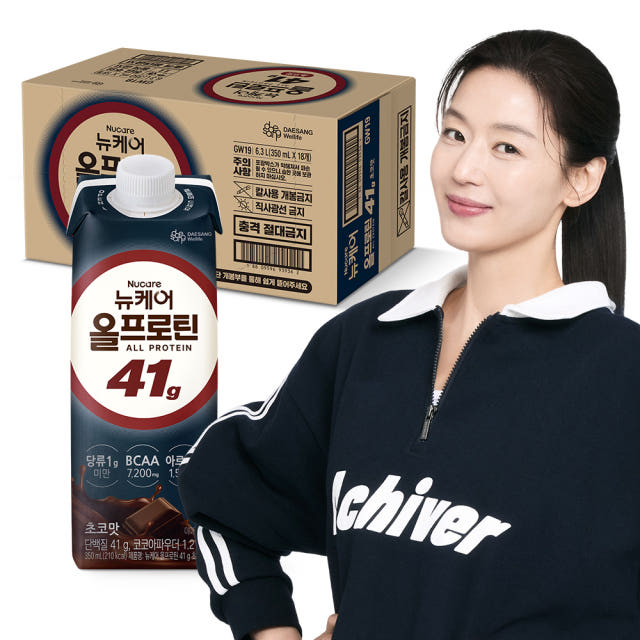 뉴케어 올프로틴 초코맛 350mL 18팩 단백질음료