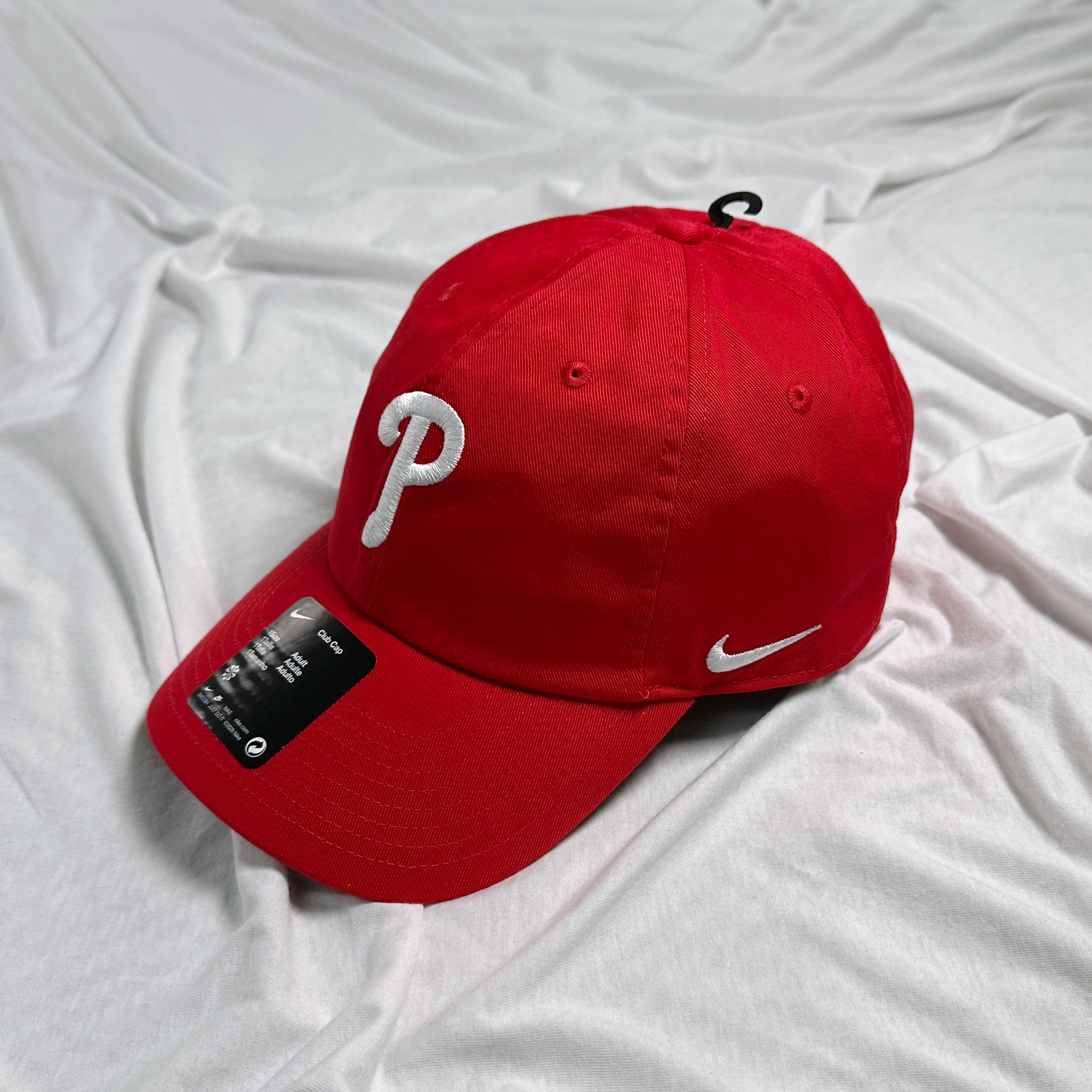 나이키 MLB 모자 언스트럭처드 볼캡 필라델피아 레드, M/L