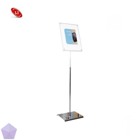 보급창고 자석형 포스터스탠드 B4 크롬도금 전시용모니터 pop꽂이 메뉴판