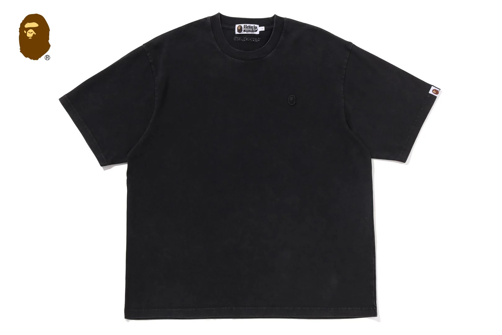 베이프 반팔티 GARMENT DYE ONE POINT RELAXED FIT TEE 1M30-109-306 - 상세 이미지 3
