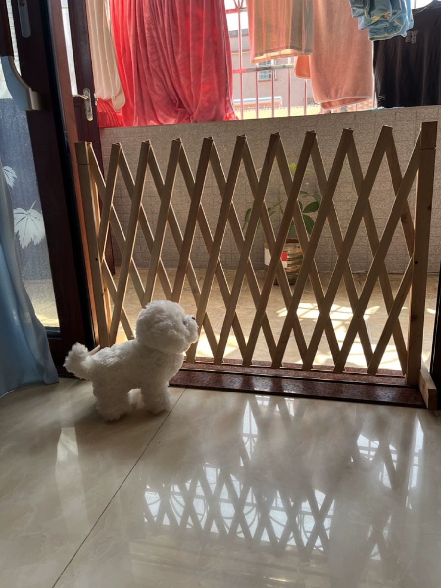 강아지 애견 고양이 원목 울타리 접이식 펜스 애견 가림막 파티션 실내 안전 공간분리 - 상세 이미지 2