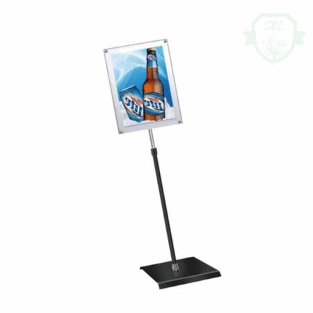 솔군스토어 자석 포스터 스탠드 A3 검정 pop거치대 철제입간판 전시용모니터