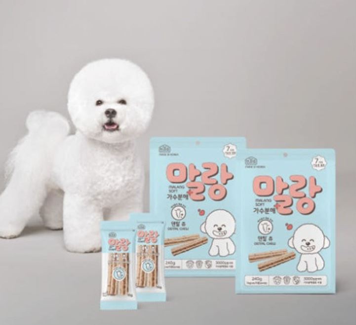 아스쿠 말랑 가수분해 덴탈 츄 240g(8gX30) - 상품 이미지