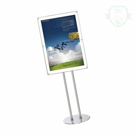 솔군스토어 자석 포스터 스탠드 A1 크롬 전시용모니터 입간판