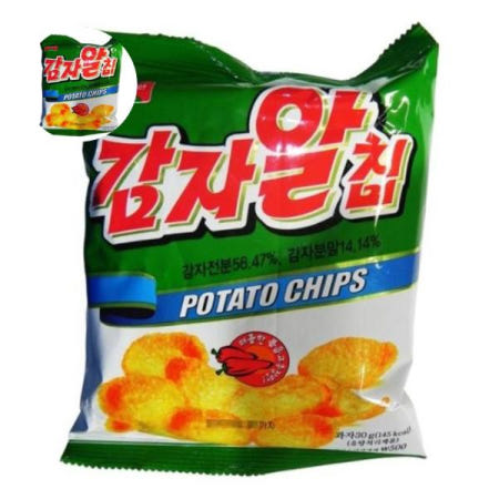 과자 제주농연 감자알칩 X (1박스) 27g 40개
