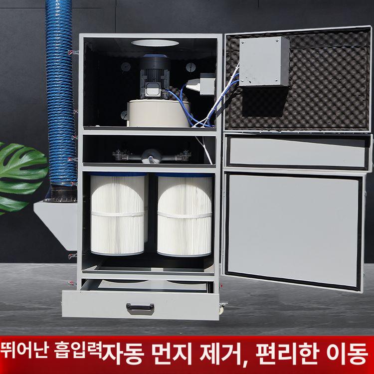 산업용 이동식 목공 연마 집진기 타일 먼지흡입 현장 필터 청소기 가정용 - 상세 이미지 2