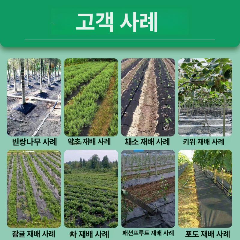 두꺼운 제초매트 잡초 반사 텃밭 방초 농사 장벽 비닐 농업용부직포 바닥 묘목 정원 방지 - 상세 이미지 4