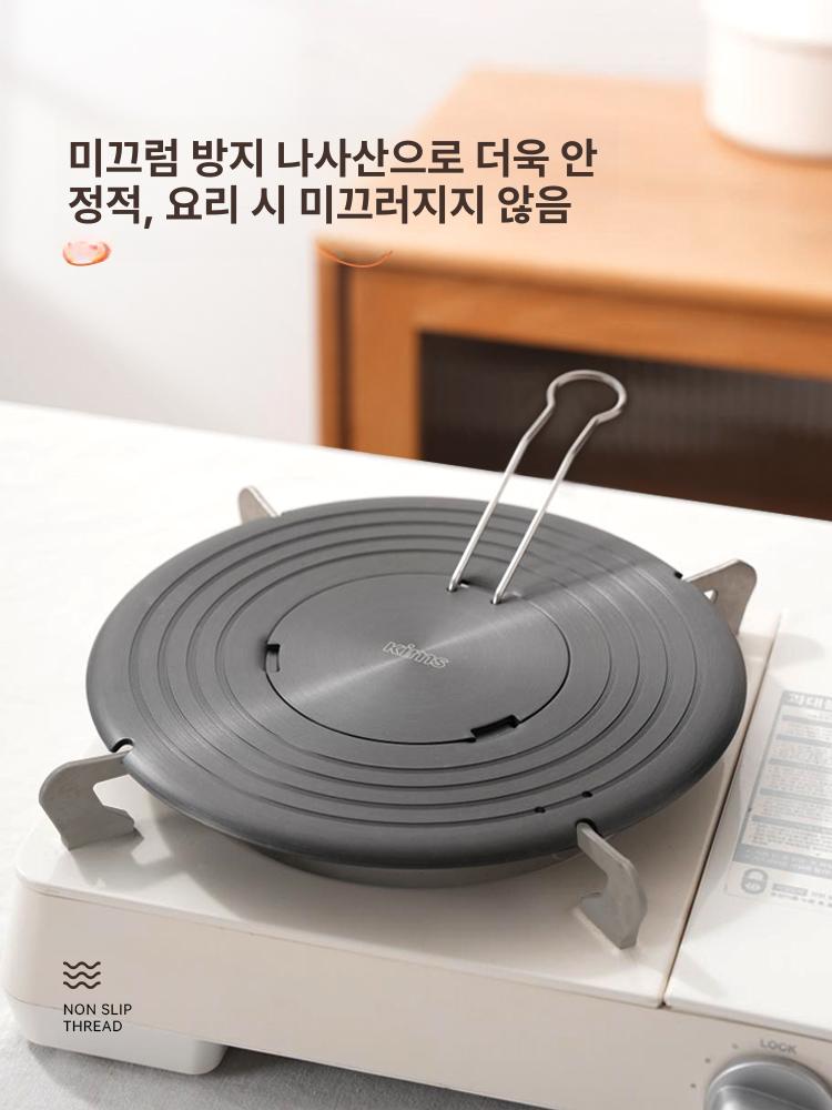 버너플레이트 열전도판 렌지 인덕션 열전달 냄비보호 파워플레이트 거치대 - 상세 이미지 2