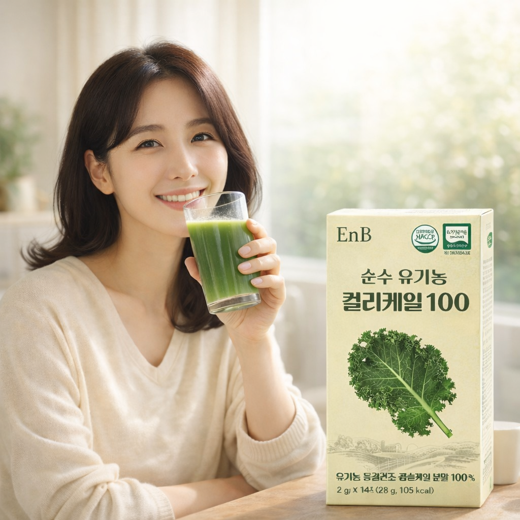 유기농 컬리케일 동결건조 야채분말 28g, 3개 - 상품 이미지