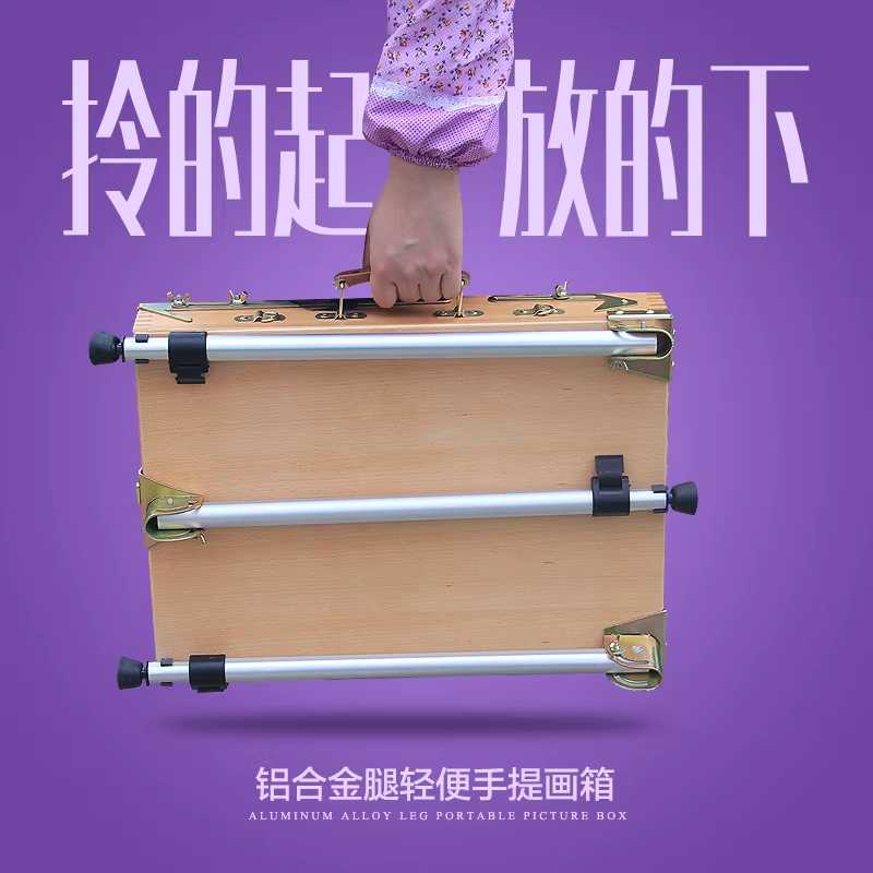 휴대용 이젤 접이식 원목 화판 캔버스거치대 전시회 HX-5S - 상세 이미지 5