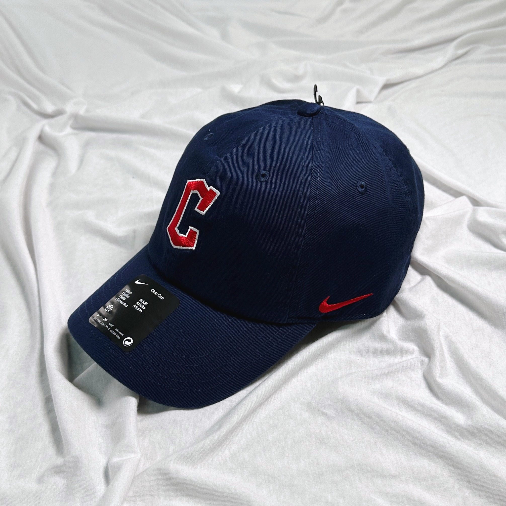 나이키 MLB 모자 언스트럭처드 볼캡 클리블랜드 네이비, M/L
