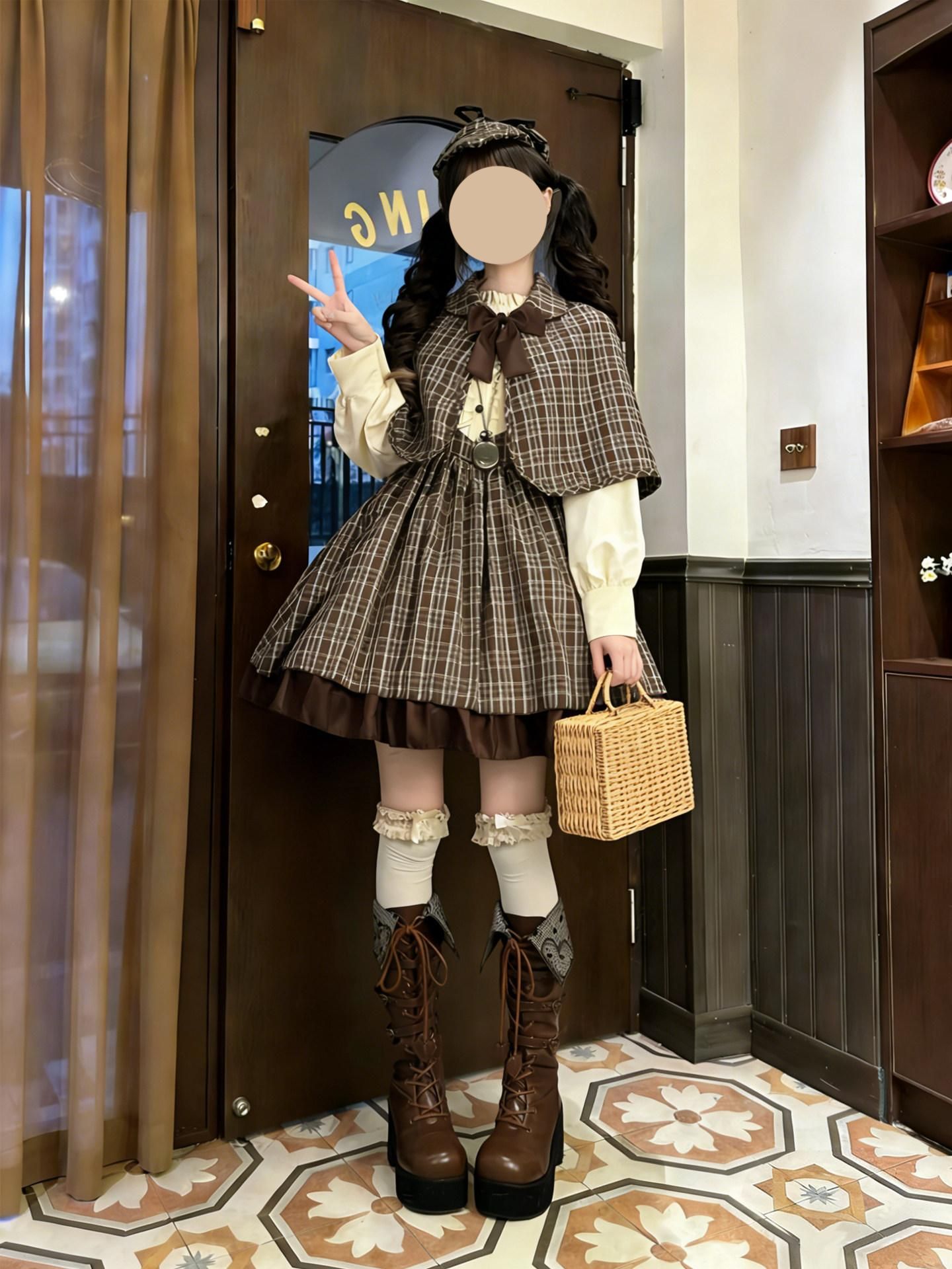 탐정복 탐정 홈즈 무대 망토 튬 풀세트 복장 코스프레 코스튬 원신 탐험가 남녀 근대 의상 - 상세 이미지 2