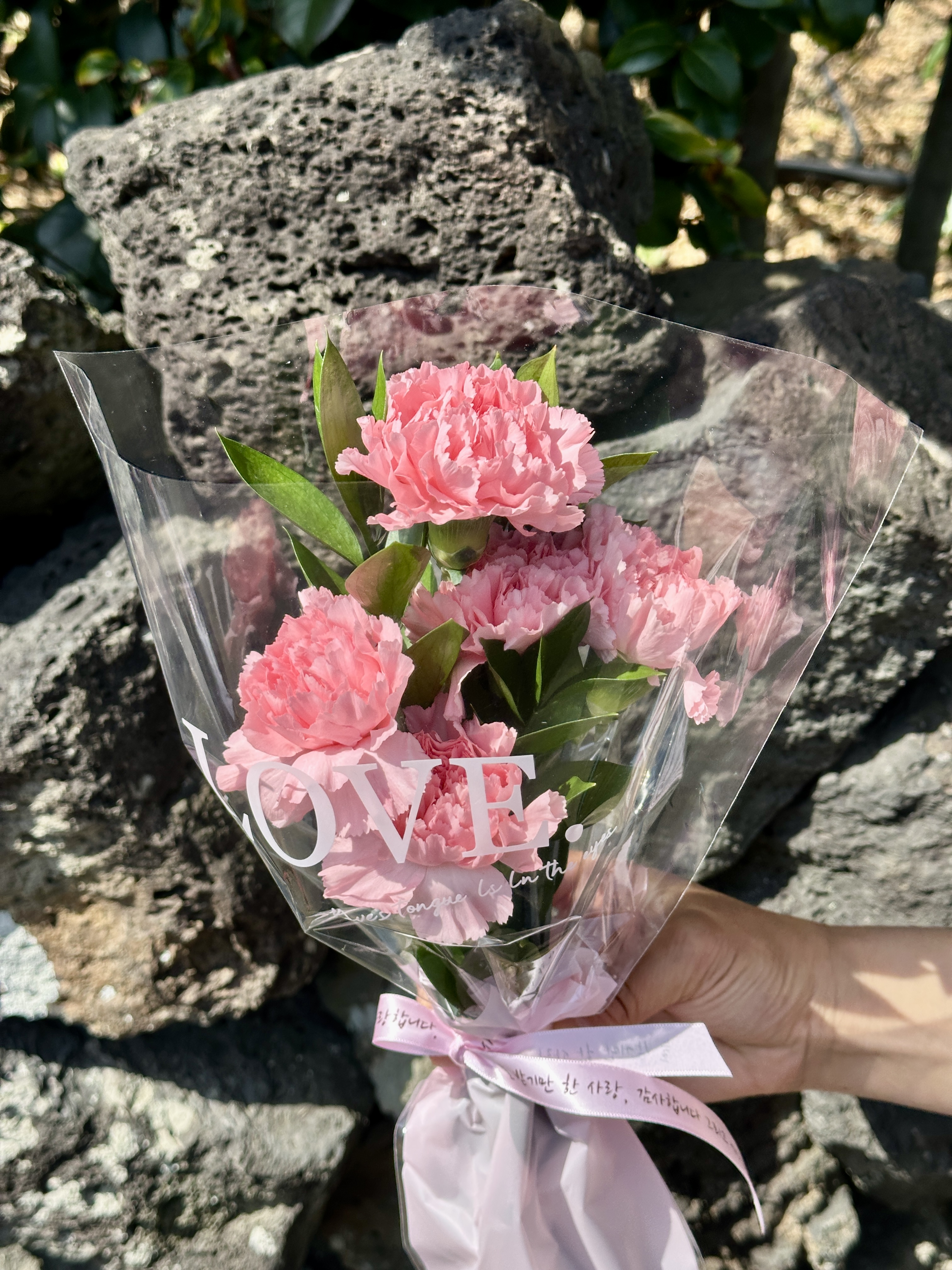 희록플라워 카네이션 생화 5송이꽃다발 어버이날카네이션 스승의날선물 꽃배달 행사 단체 꽃다발 - 상품 이미지