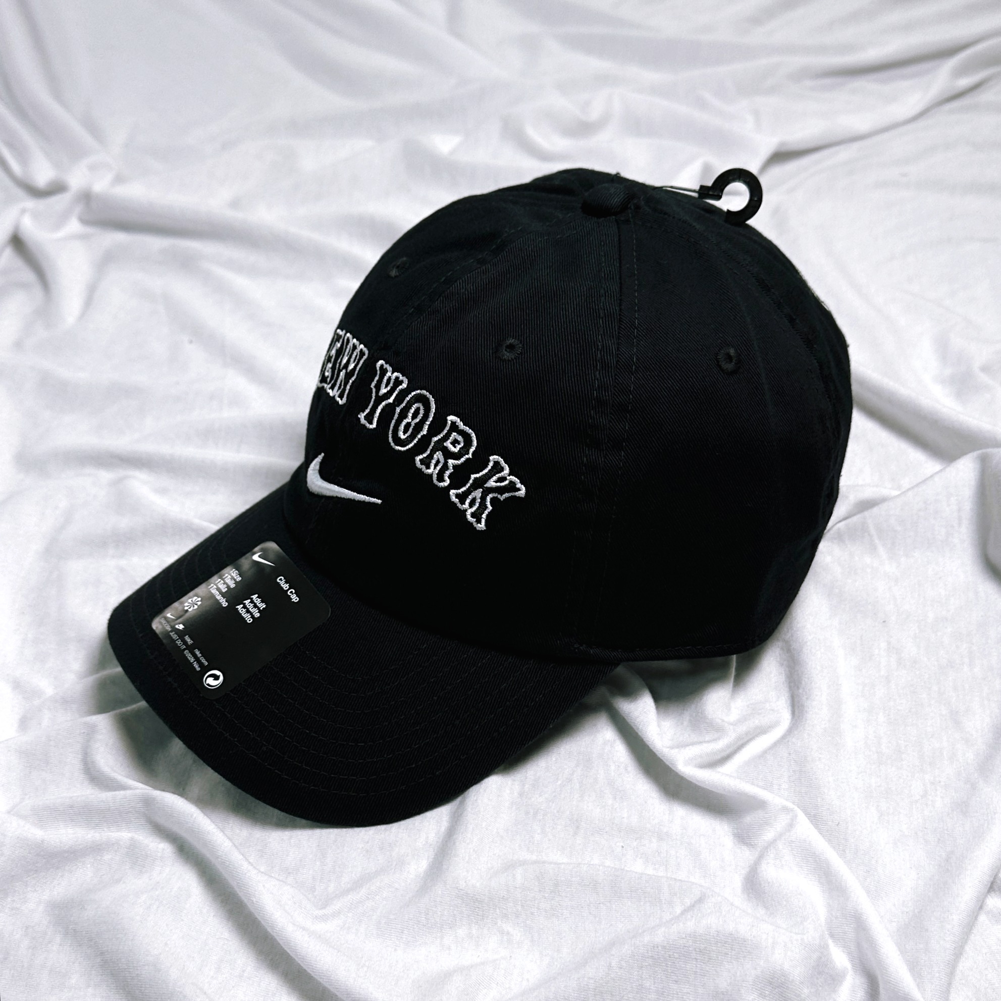나이키 MLB 모자 언스트럭처드 볼캡 뉴욕 블랙, M/L