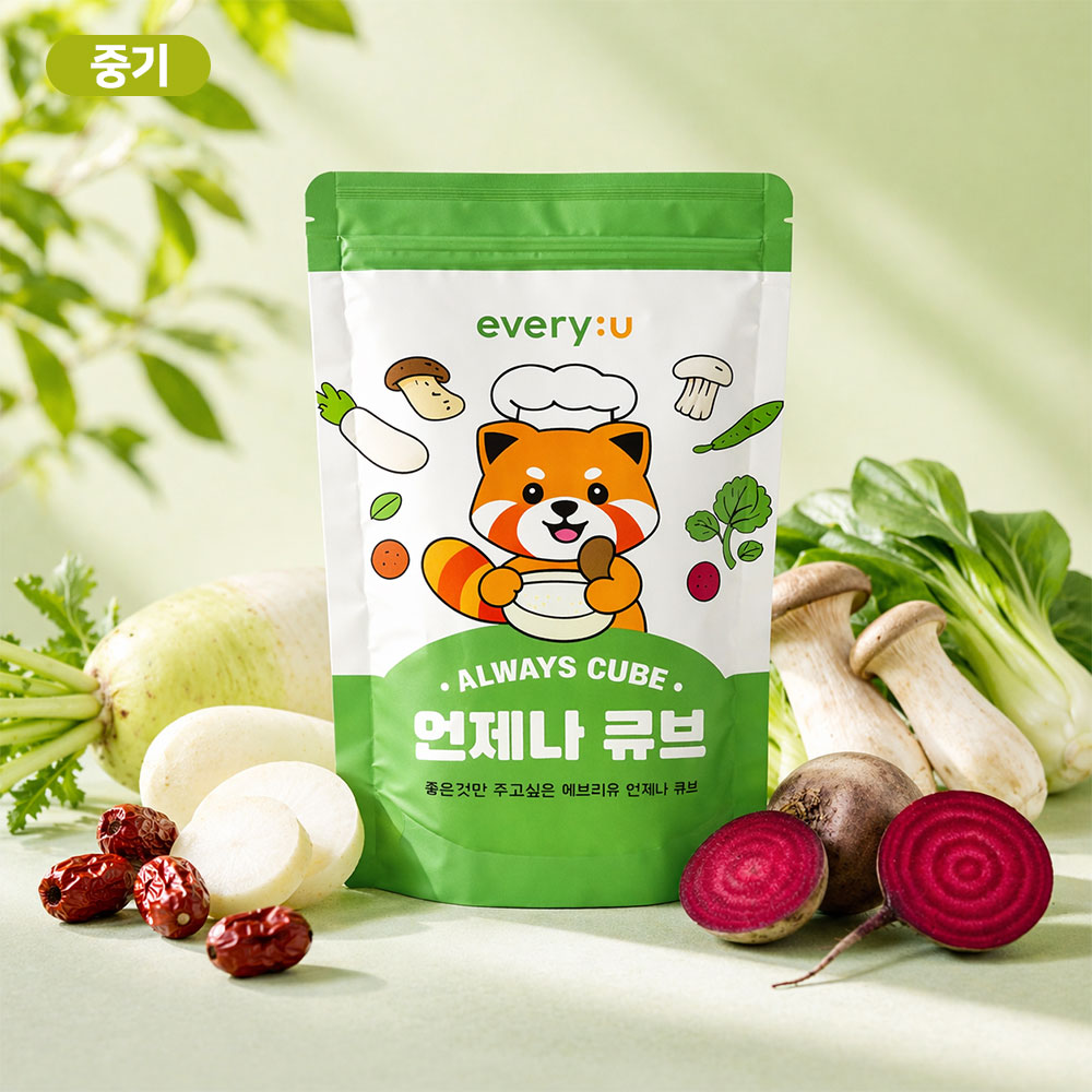 에브리유 중기 채소큐브 12종 세트 15gX6 브로콜리 다진 야채 죽 토핑 - 상품 이미지