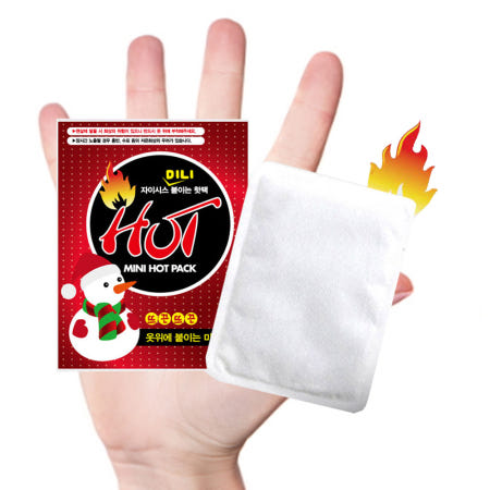 헬로라일락 핫팩 7x9cm 10매 군인핫팩