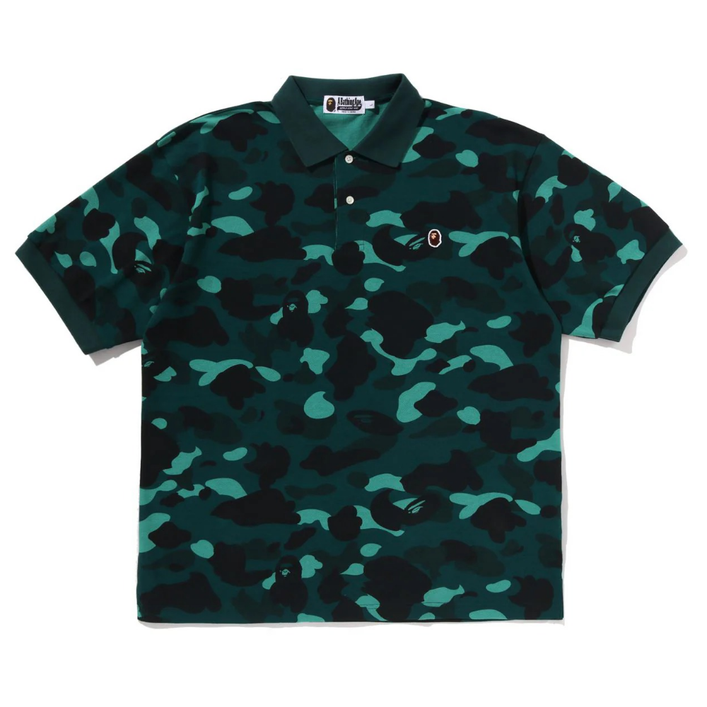베이프 반팔티 COLOR CAMO ONE POINT RELAXED FIT POLO 1M30-112-004 - 상품 이미지